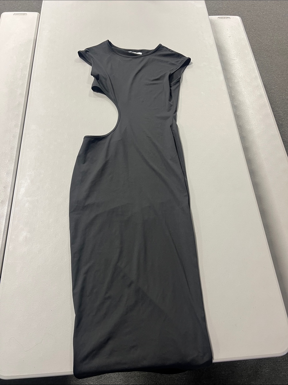 Peppermayo Black Cutout Midi Dress